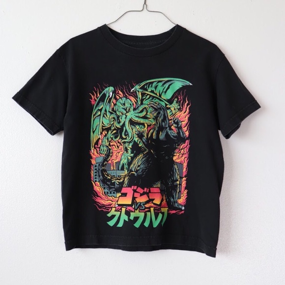 godzilla graphic tee
